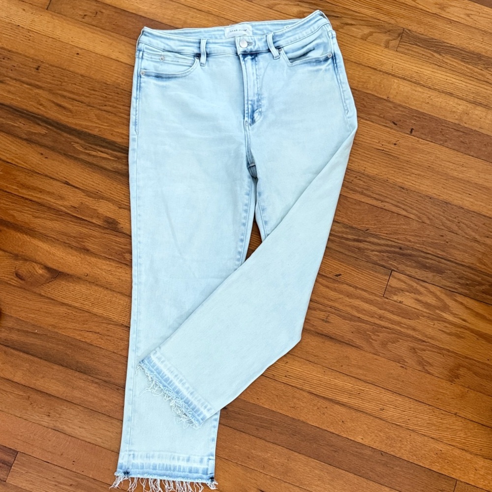 DEAR JOHN Light Wash Ankle Jeans
